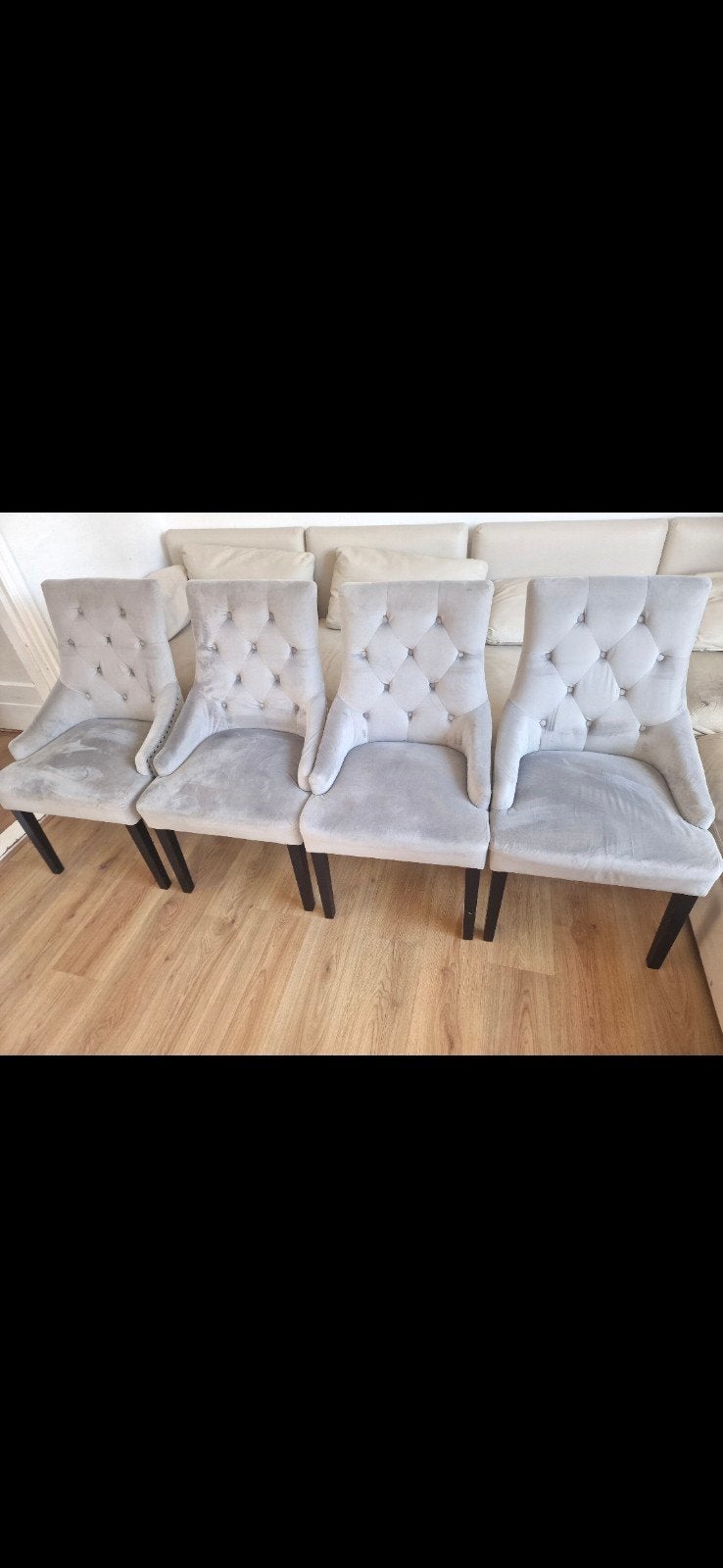 4 eetstoelen, Ophalen, Gebruikt, Vier