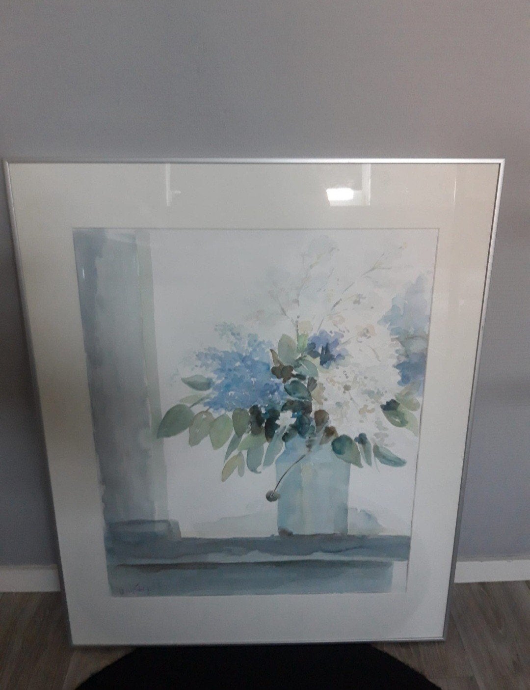 Mooi origineel aqaurel van Jan Koning, Ophalen of Verzenden, Bloemen