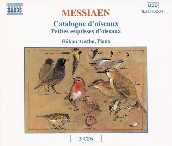 MESSIAEN Catalogue d oiseaux 3 - CD AUSTBÖ NAXOS, Boxset, Kamermuziek, Modernisme tot heden, Ophalen of Verzenden