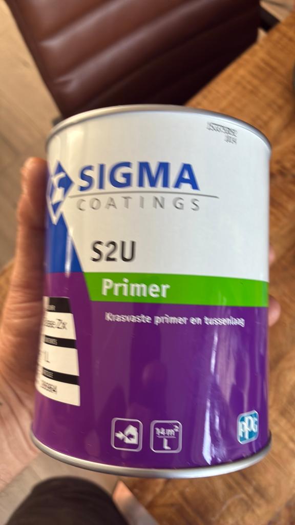 Sigma s2u primer 6009 tannengroen, Ophalen of Verzenden, Zo goed als nieuw, Wit