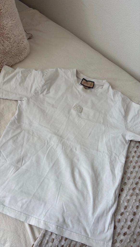 Gucci T-shirt unisex maat M, Ophalen of Verzenden, Zo goed als nieuw, Maat 48/50 (M), Wit