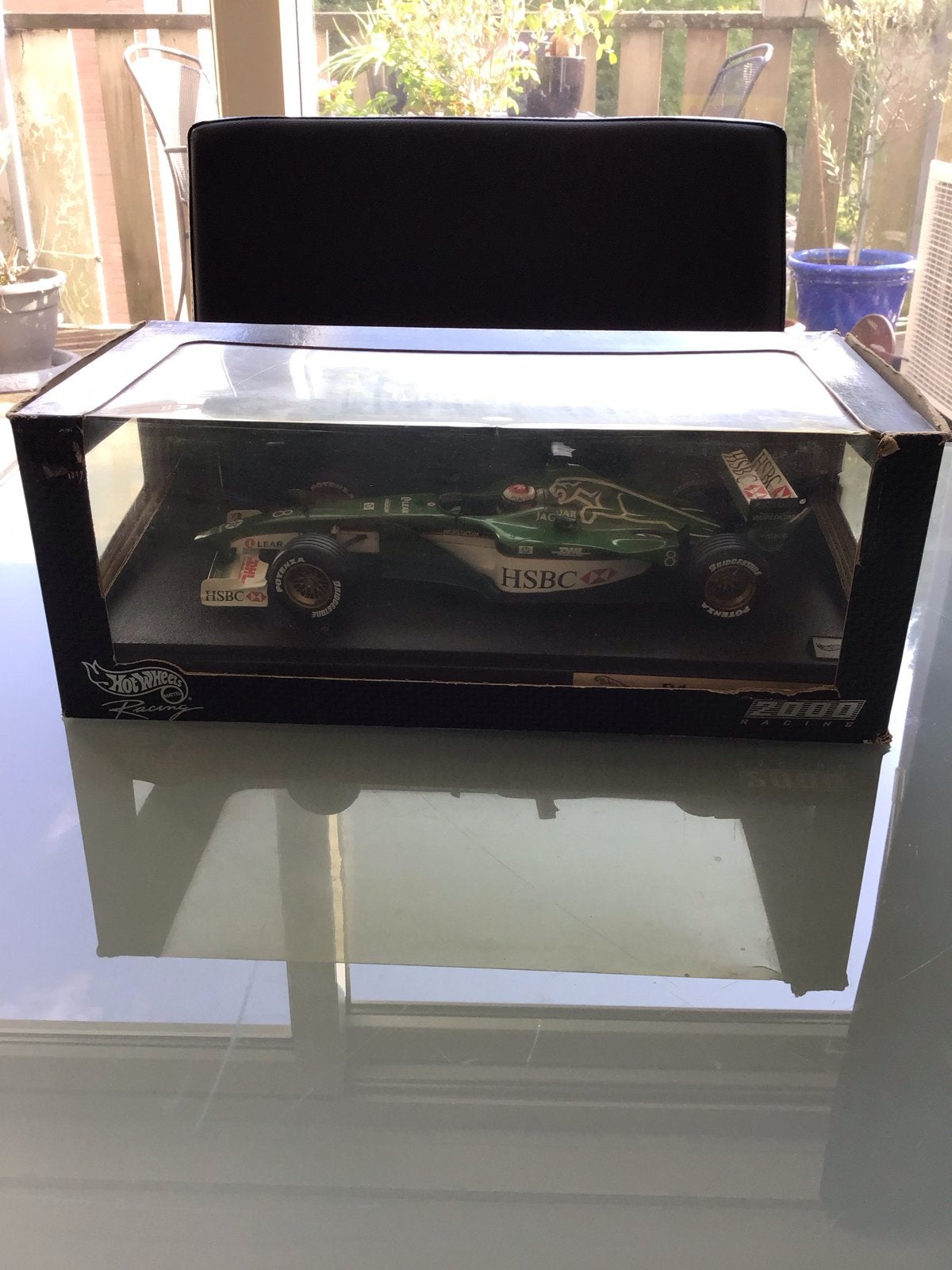 Hot Wheels Racing Jaguar R1 F1 Johnny Herbert 2000 1:18, Ophalen of Verzenden, Zo goed als nieuw, Auto, Hot Wheels