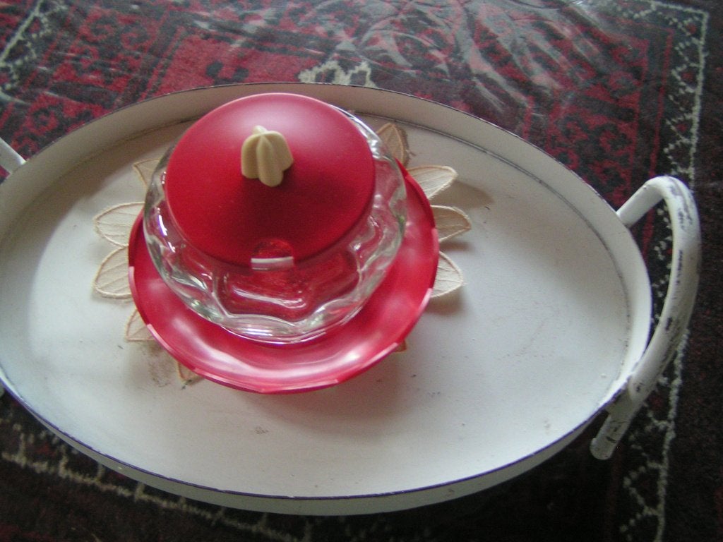Prachtig Oud Suikerpotje of Jampotje, Overige typen, Ophalen of Verzenden, Overige stijlen, Glas