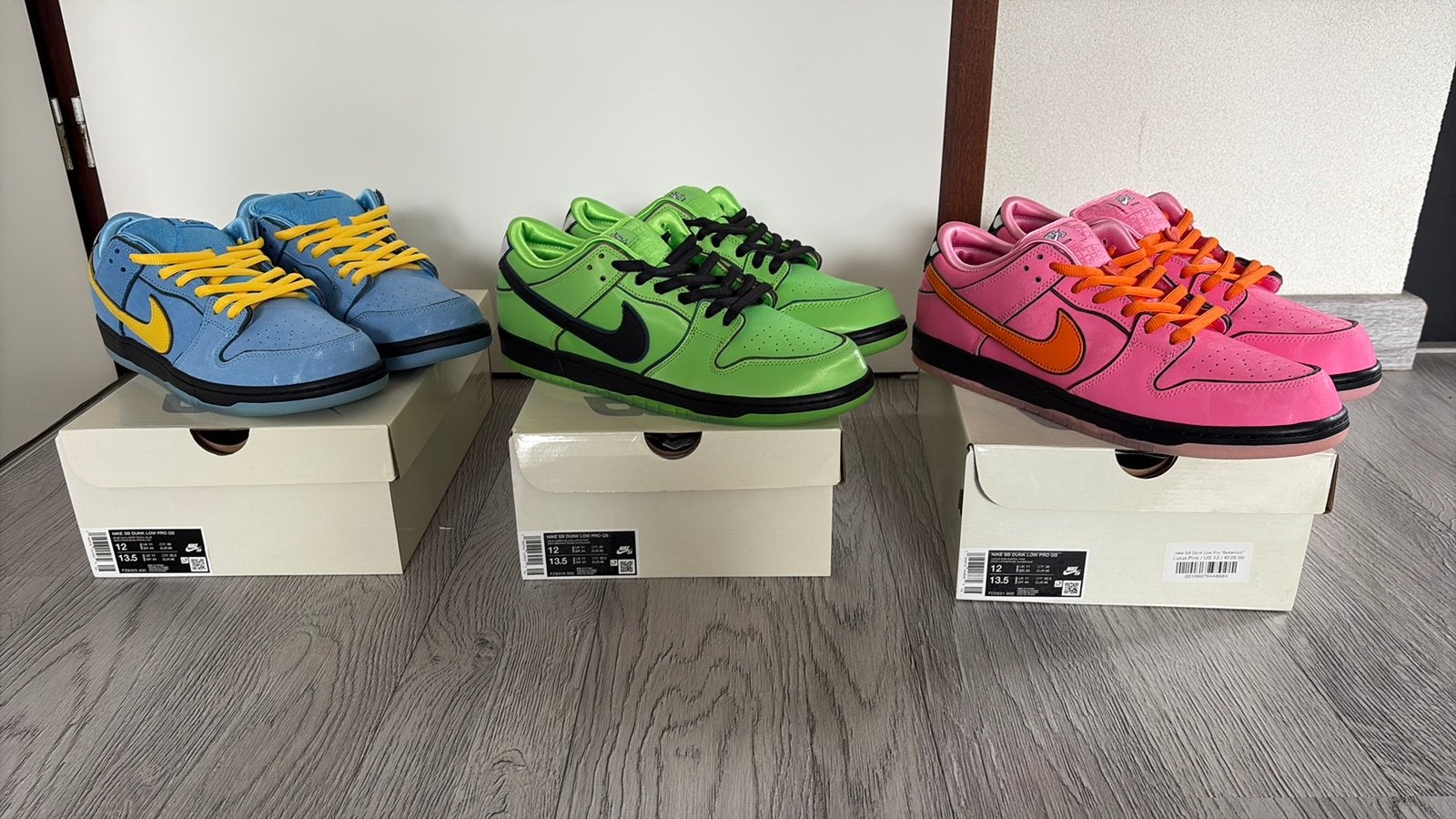 Nike SB Dunk Low Pro QS Powerpuff Girls Collectie EU46 US12, Ophalen of Verzenden, Nieuw