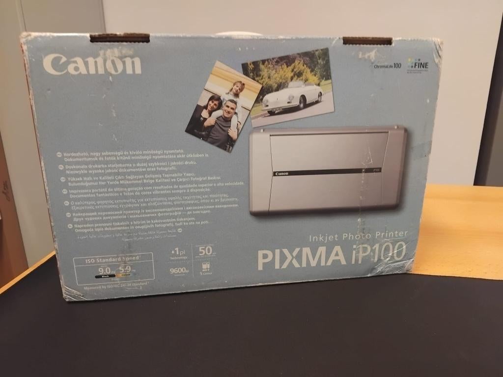 SPLINTERNIEUW in doos Canon PIXMA IP100, Fotoprinter, Canon, Kleur printen, Inkjetprinter