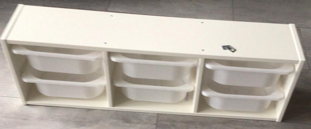 IKEA Trofast wandopberger met 6 opbergbakken, Ophalen, Gebruikt, Kast