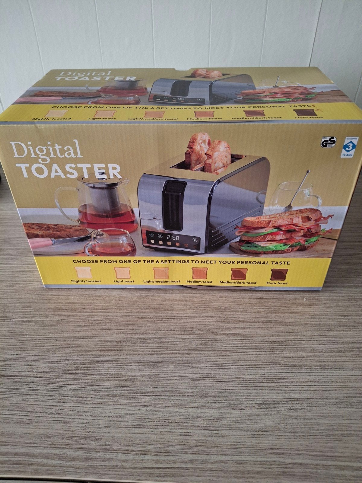 Nieuwe digitale broodrooster, Witgoed en Apparatuur, Ophalen of Verzenden, Nieuw
