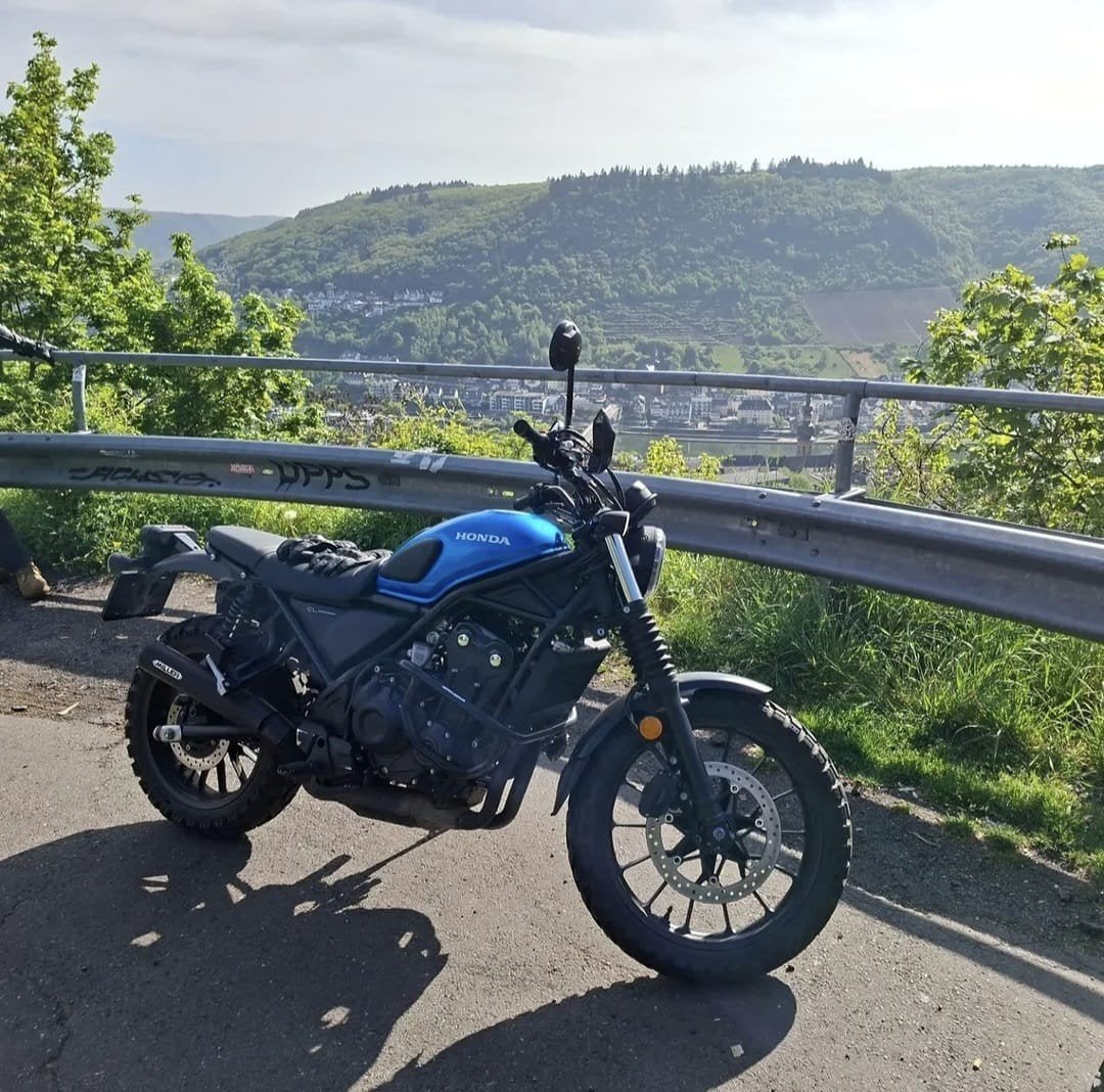 Honda CL500 Scrambler A2 2024 Blauw, Motoren, 2 cilinders, Occasion, Particulier, Minimaal motorrijbewijs A2