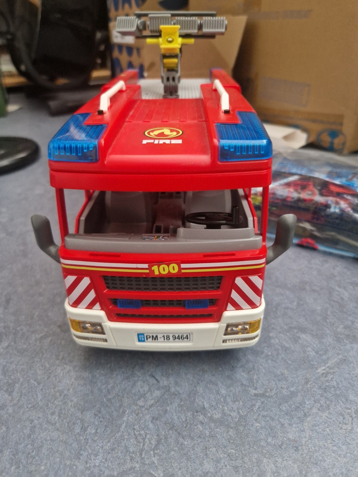 playmobil brandweerauto bluswagen, Ophalen of Verzenden
