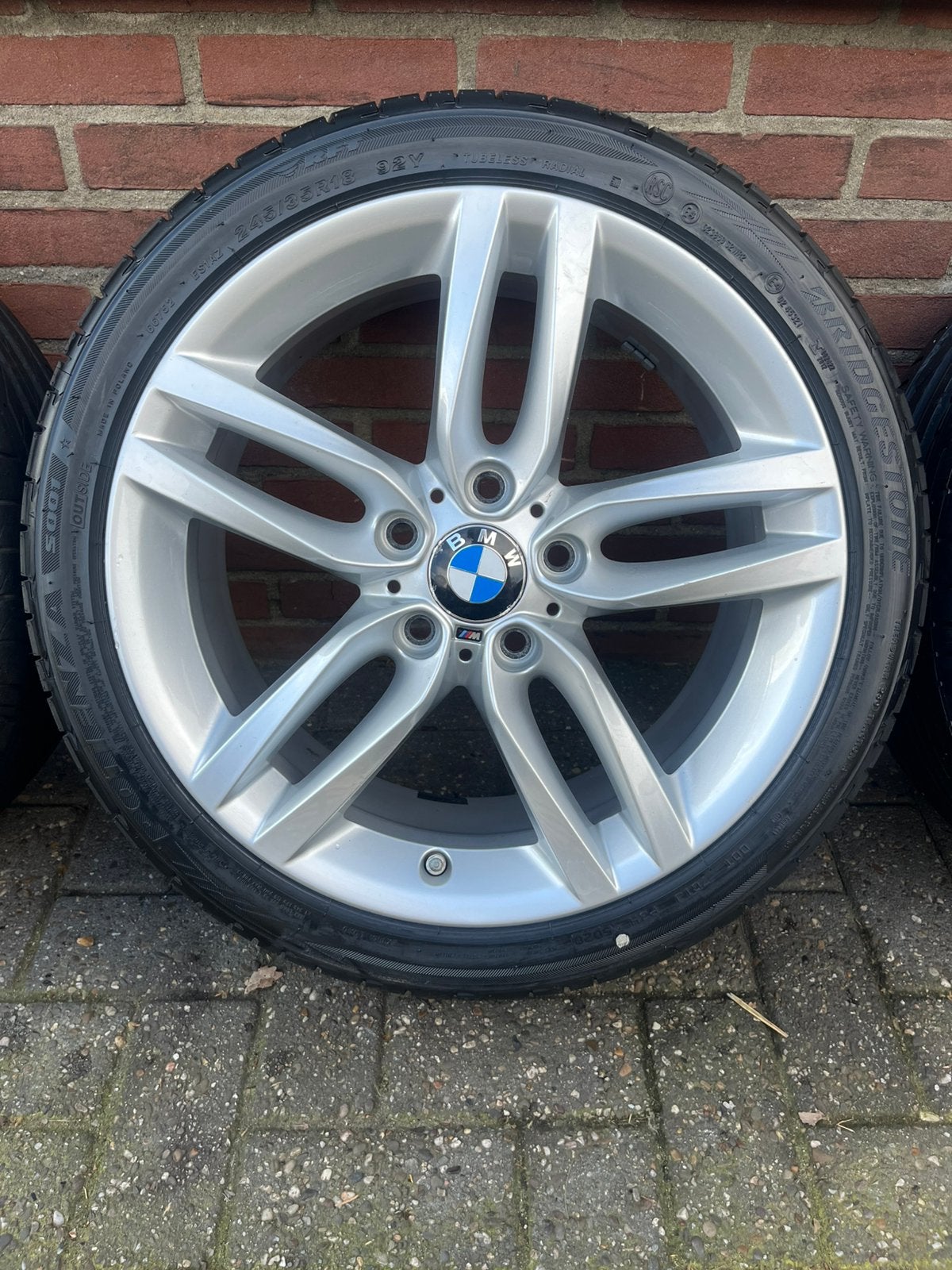 18 Inch Breedset Origineel Bmw 1 Serie F20 F21 461M TPMS, Ophalen, 18 inch, Banden en Velgen, 2289CC
