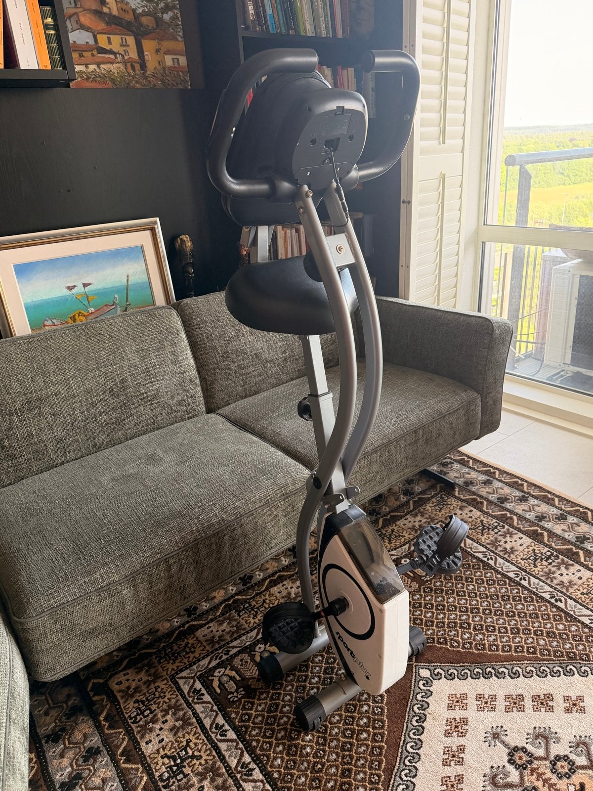 SportPlus Hometrainer - Verkoop wegens verhuizing, Ophalen, Gebruikt, Metaal, Benen