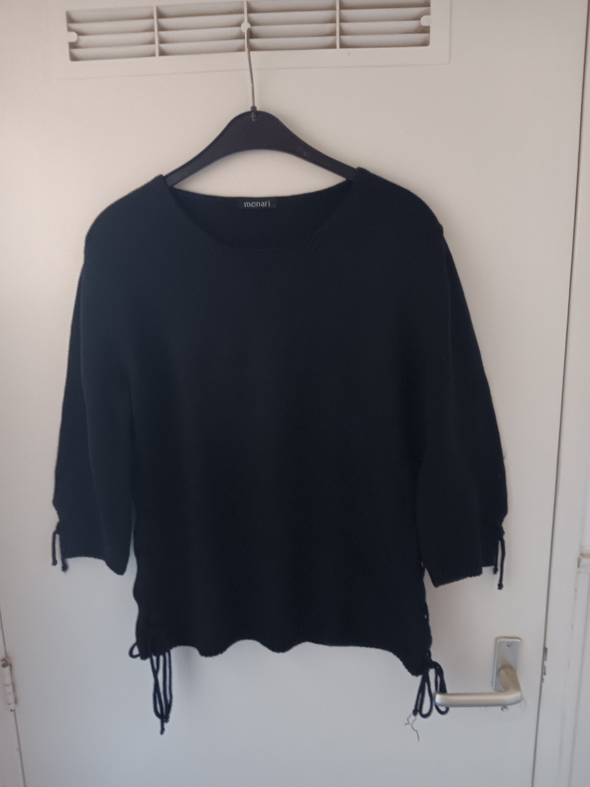 Monari pullover mt: 40, Ophalen of Verzenden, Zo goed als nieuw, Maat 38/40 (M), Zwart