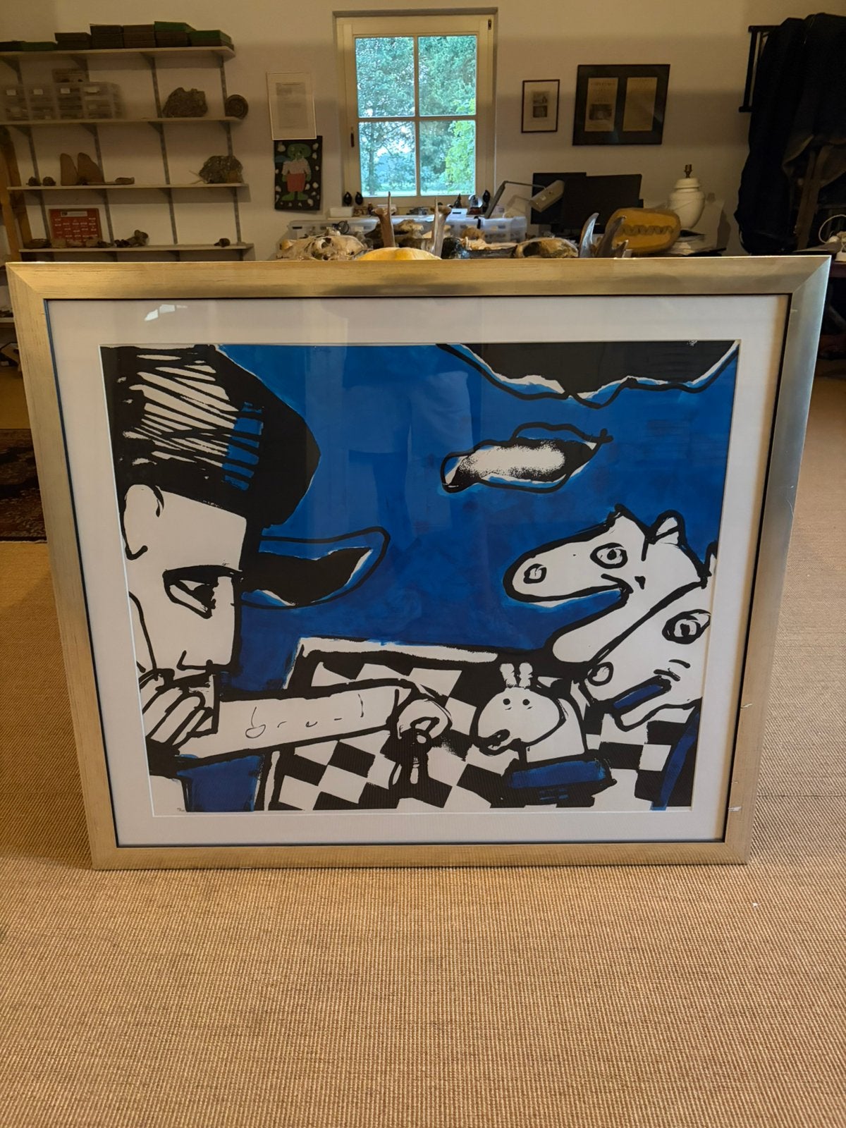 Chess Herman Brood kleurenzeefdruk, Ophalen