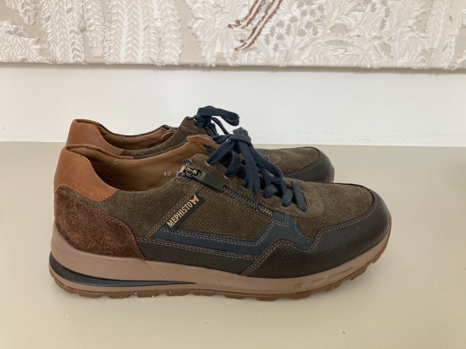 Mephisto leren schoenen maat 42 (8), Kleding | Heren, Bruin, Ophalen of Verzenden, Sneakers of Gympen, Zo goed als nieuw