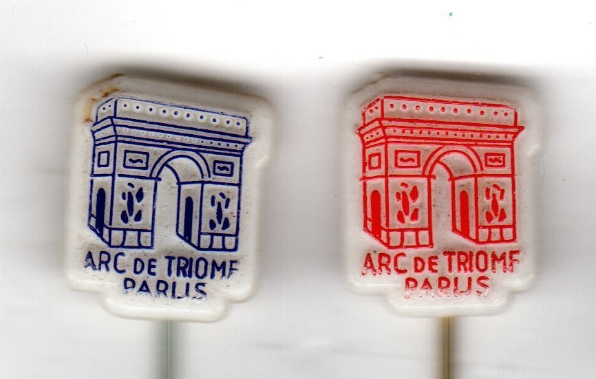 2 speldjes ARC DE TRIOMPHE PARIJS (A4), Ophalen of Verzenden, Zo goed als nieuw, Overige onderwerpen