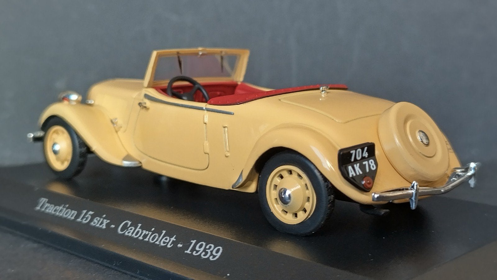 Citroen Traction Avant 15 Six Cabriolet 1939 1:43 Norev Pol, Auto, Verzenden, ., Nieuw