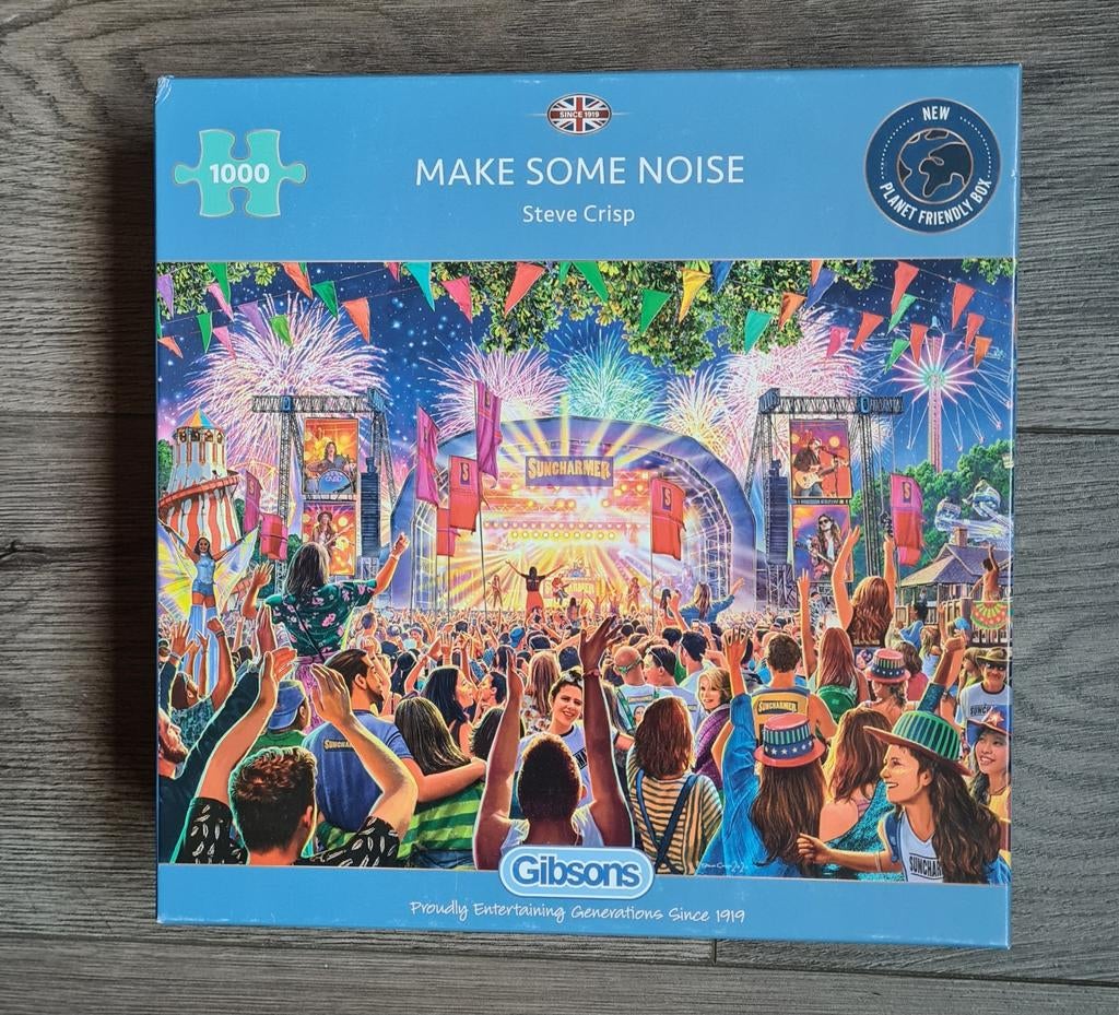 Gibsons puzzel Make some noise, Ophalen, 500 t/m 1500 stukjes, Zo goed als nieuw, Legpuzzel