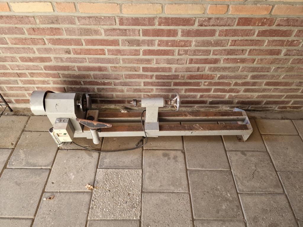 Robuuste Houtdraaibank - Ideaal voor de hobbyist, Doe-het-zelf en Verbouw, Draaibanken, Ophalen, Gebruikt, Houtdraaibank, 1000 mm of meer