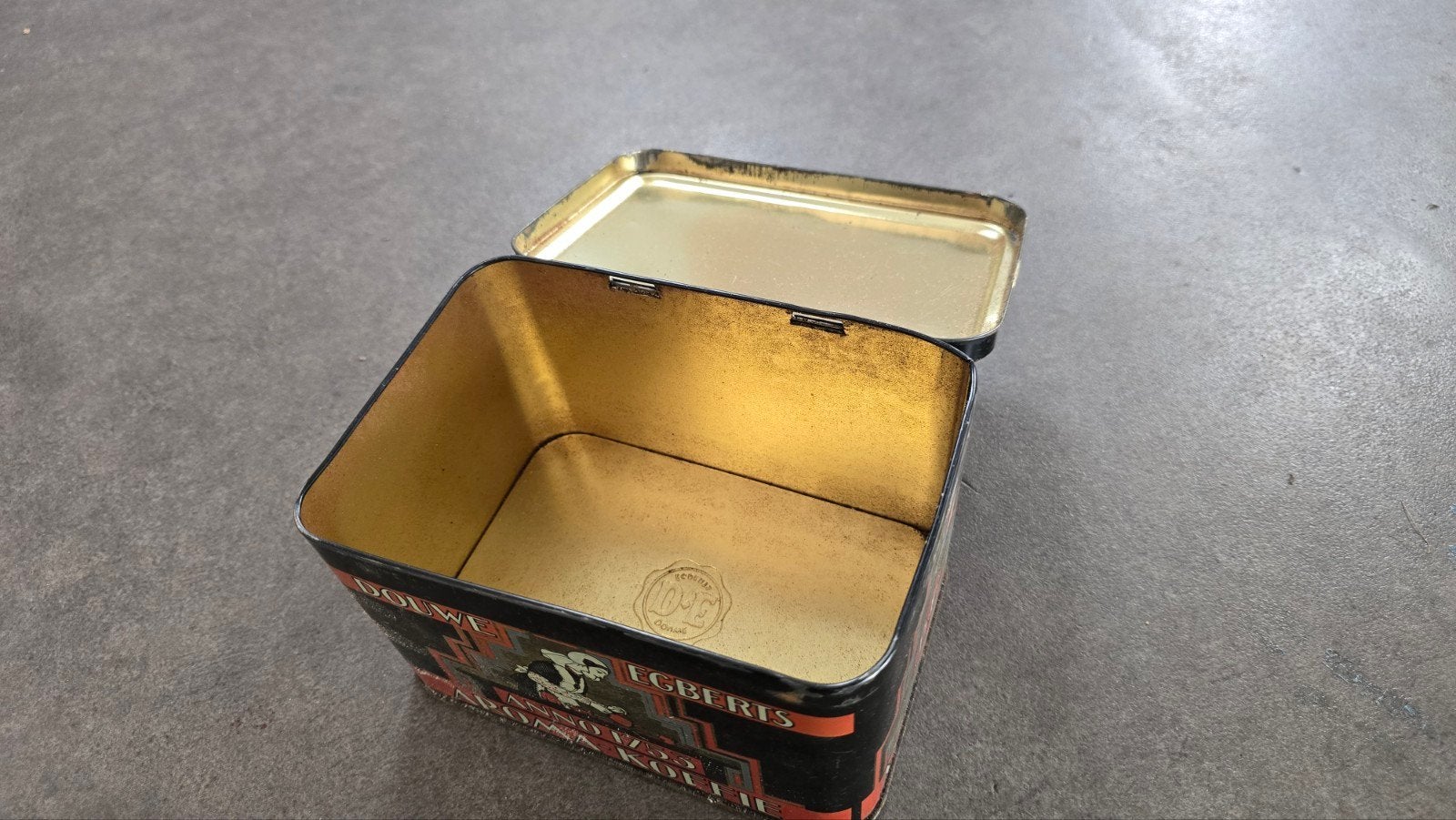 Vintage Douwe Egberts Aroma Koffie blik, Ophalen of Verzenden