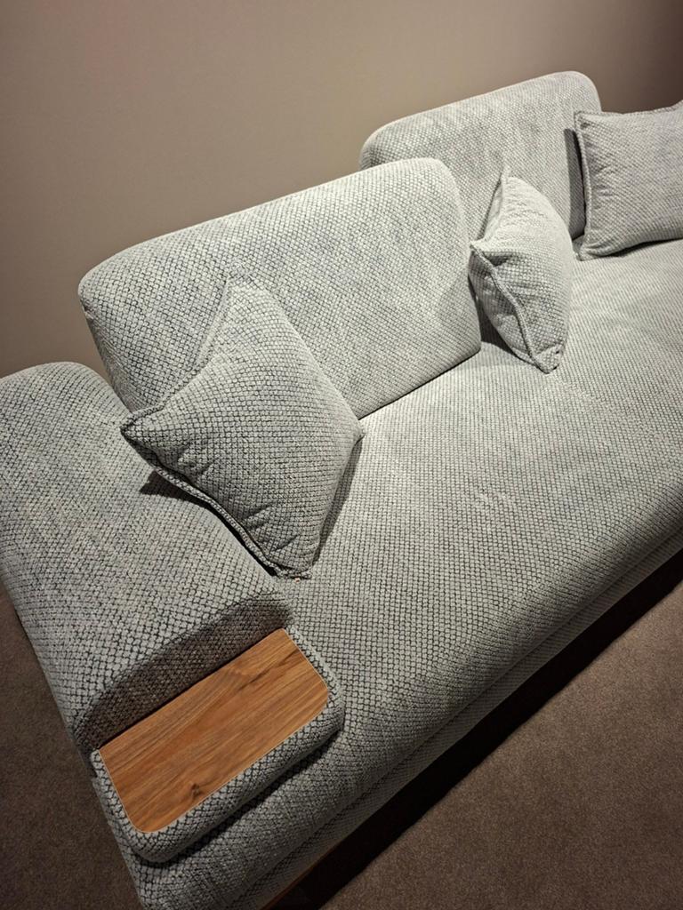 Luxe 2,5-zits bankstel met verstelbare rug en bekerhouder, Ophalen of Verzenden, Nieuw
