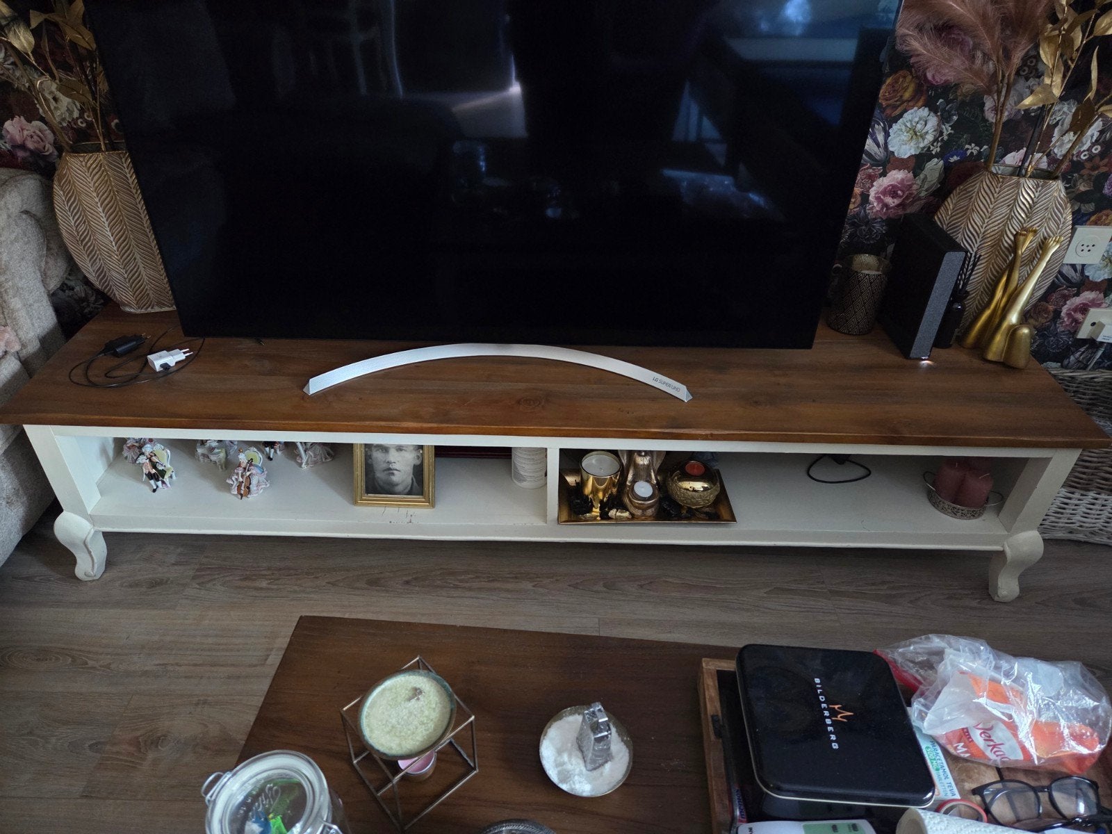 tv meubel te koop, Ophalen of Verzenden, Zo goed als nieuw, 25 tot 50 cm, Minder dan 100 cm
