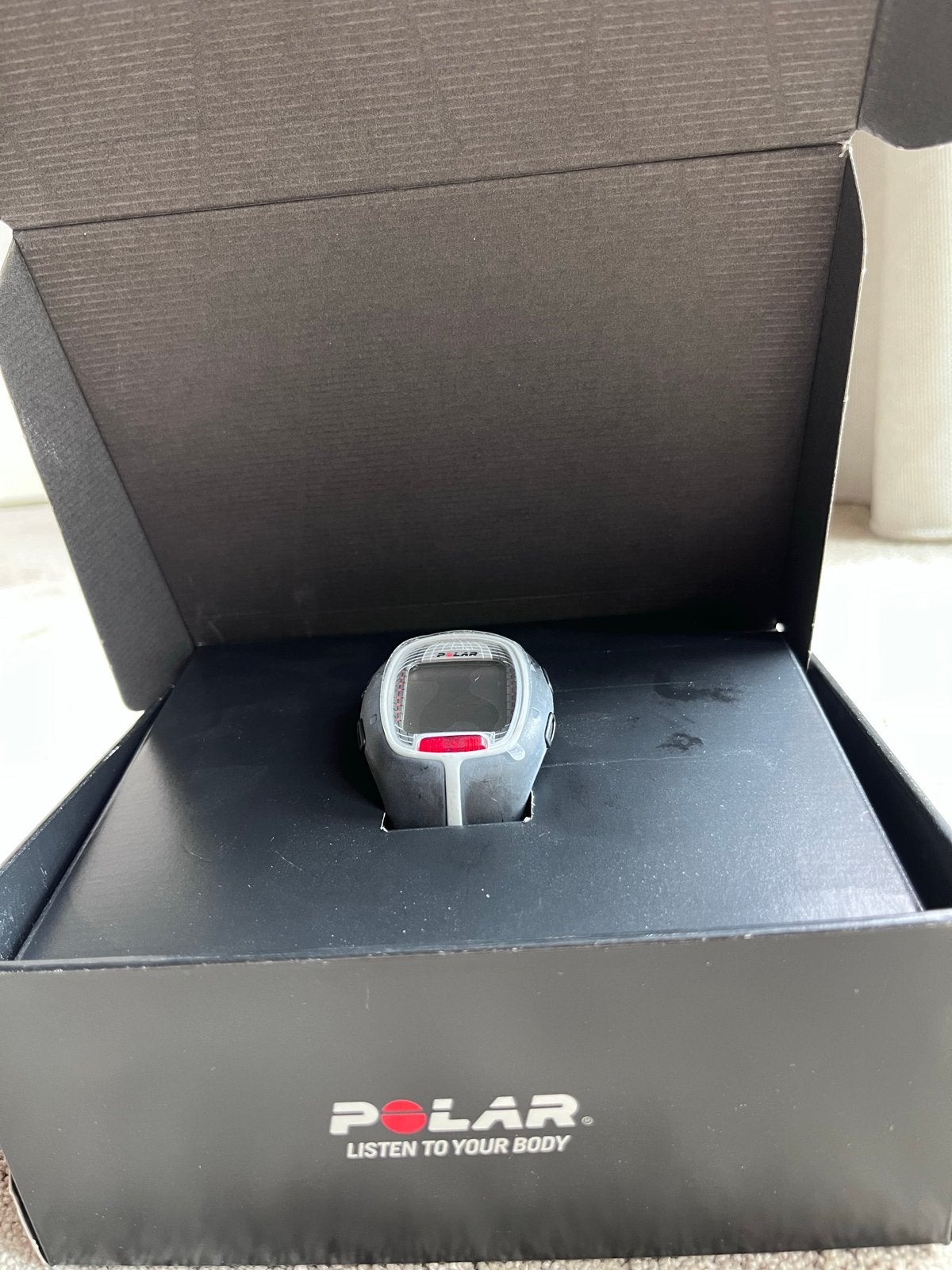 Polar RS300X G1 sporthorloge - Nieuw in doos!, Nieuw, Ophalen of Verzenden, GPS, Grijs