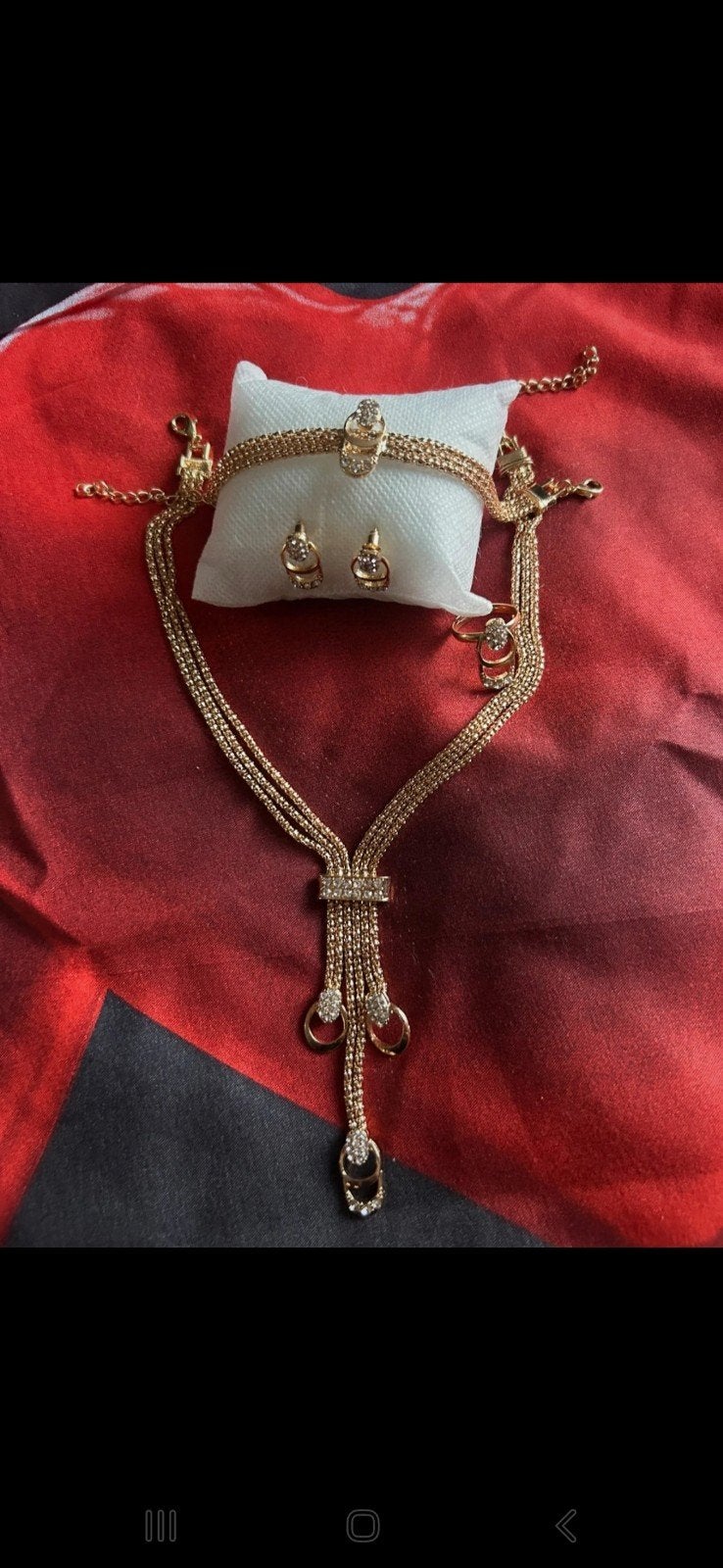Gratis Verzending sieraden set, Ophalen, Nieuw, Goud, Overige materialen
