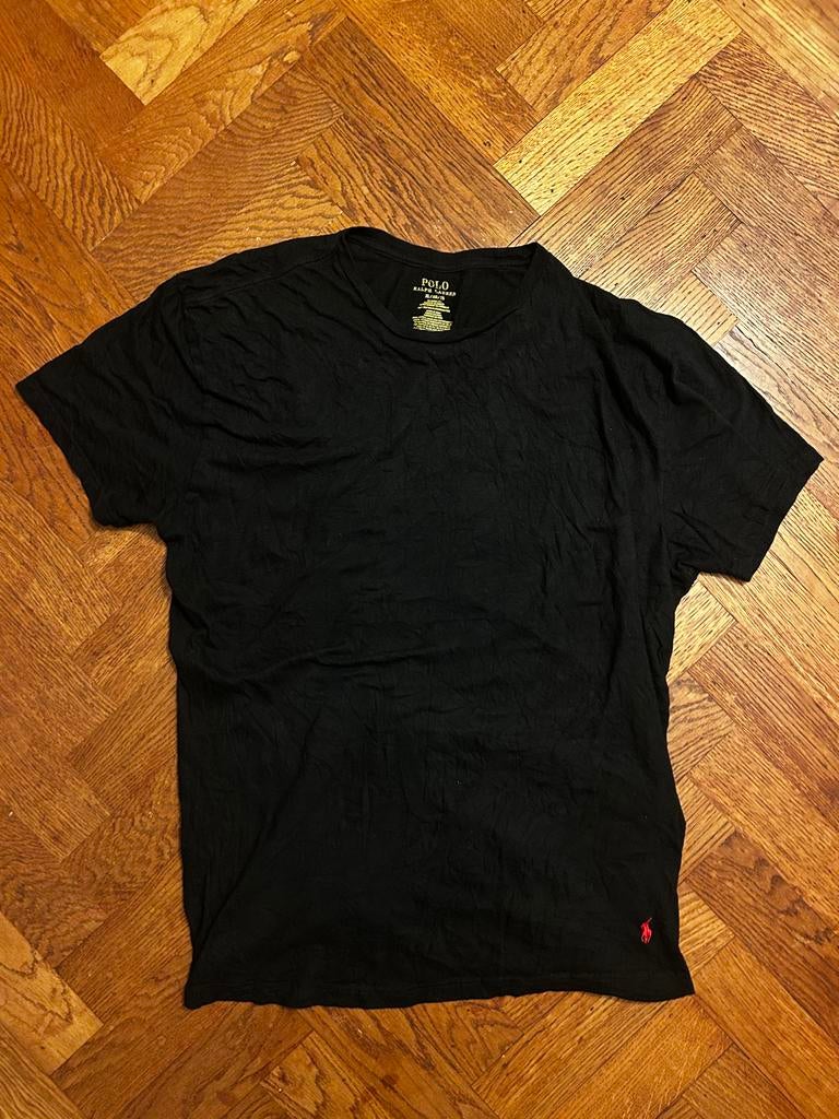 Zwart Polo Ralph Lauren T-shirt - Maat XL, Ophalen of Verzenden, Zo goed als nieuw, Maat 56/58 (XL), Zwart