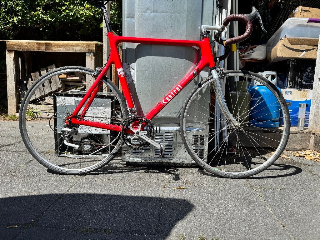 1991 kestrel 200sci racefiets, Overige merken, Carbon, 10 tot 15 versnellingen, Velgrem