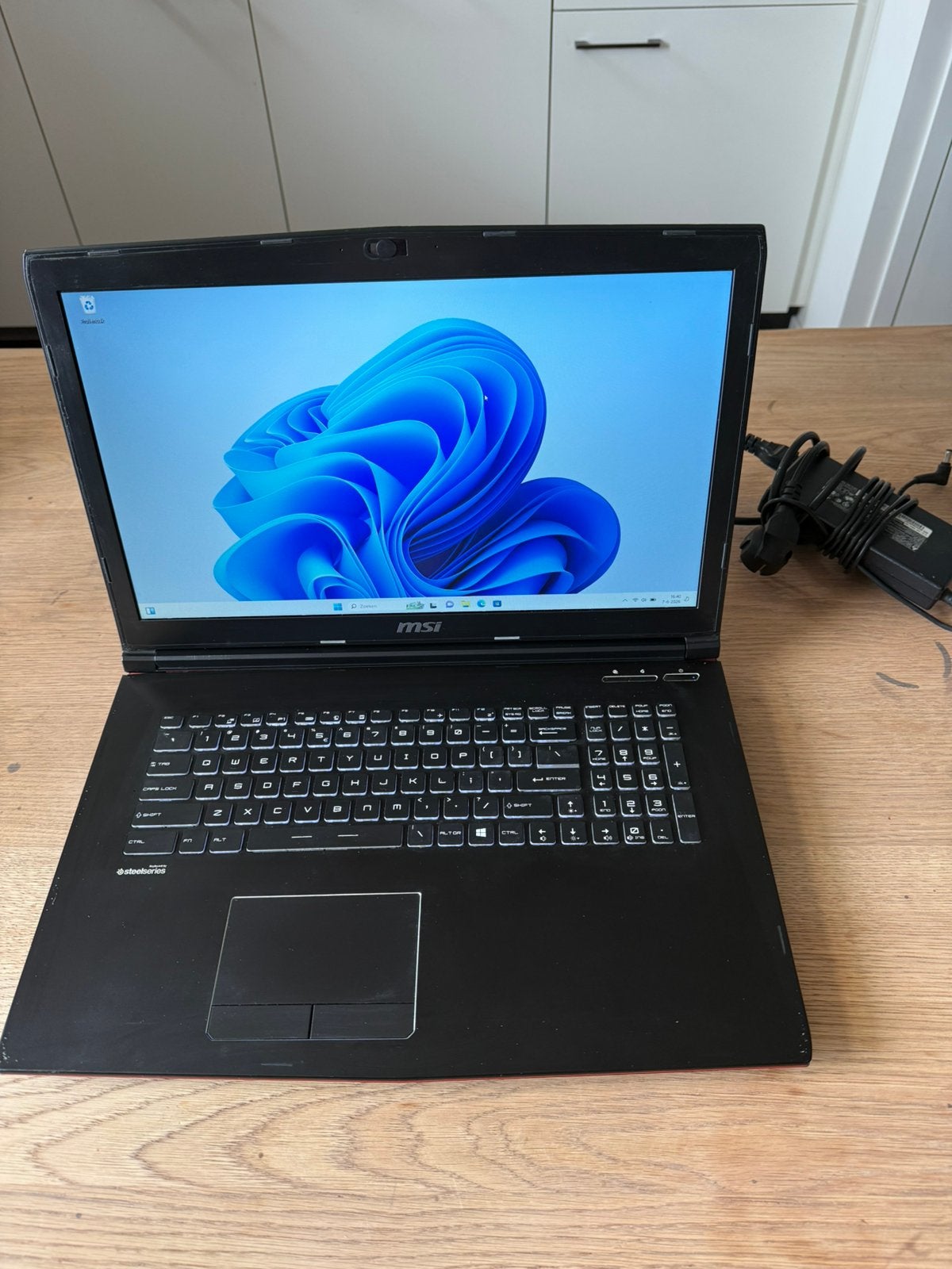 MSI 17 inch Gaming Laptop (GP72VR 7RF-261NL Leopard Pro), Gebruikt, Met videokaart, 2 tot 3 Ghz, Qwerty