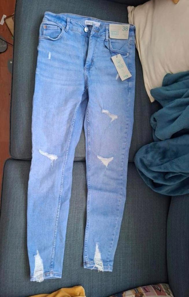 Primark Ripped Skinny High Rise Jeans - Maat 38, Nieuw, Ophalen of Verzenden, W30 - W32 (confectie 38/40), Primark