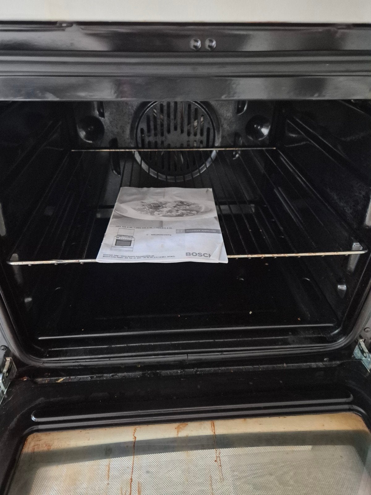 Gebruikt fornuis met oven - Bosch, Ophalen, Gebruikt, 4 kookzones, Gas