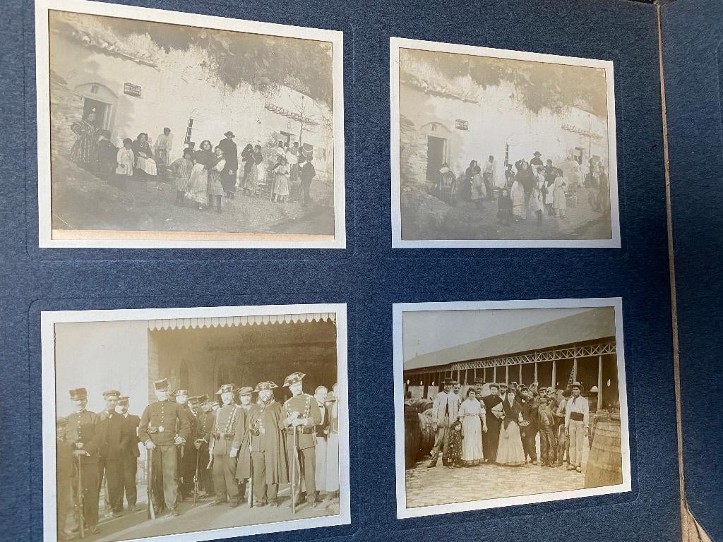 Uniek 19-eeuws fotoalbum reis van Frankrijk naar Egypte., Foto, Zo goed als nieuw, Voor 1940, Buitenland