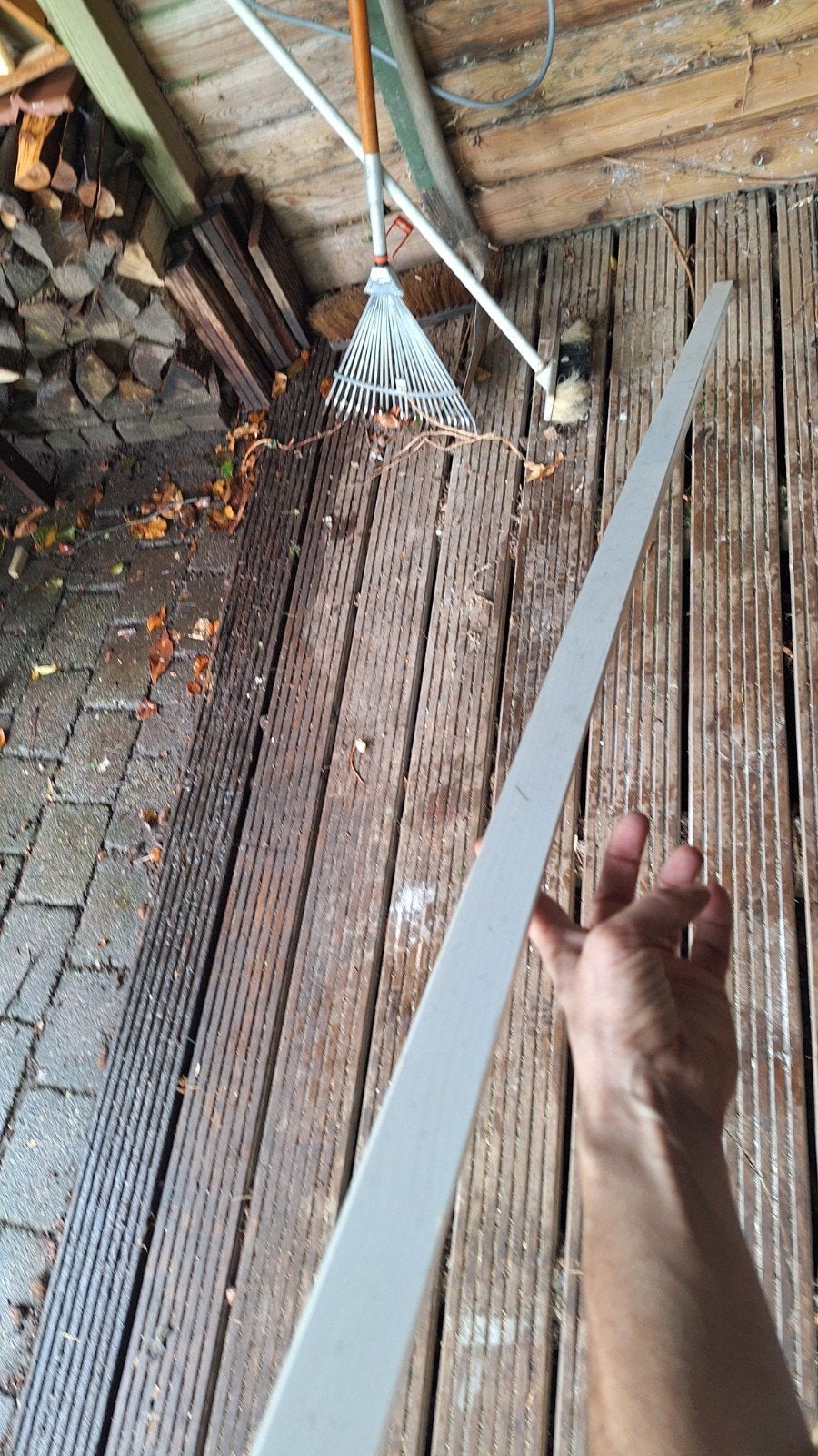 Schaaflat Grenen Gegrond Wit 7x35x2700mm, Doe-het-zelf en Verbouw, Ophalen, Minder dan 25 mm, Grenen, Nieuw