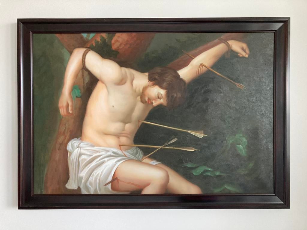 Schilderij Sint Sebastiaan, Ophalen