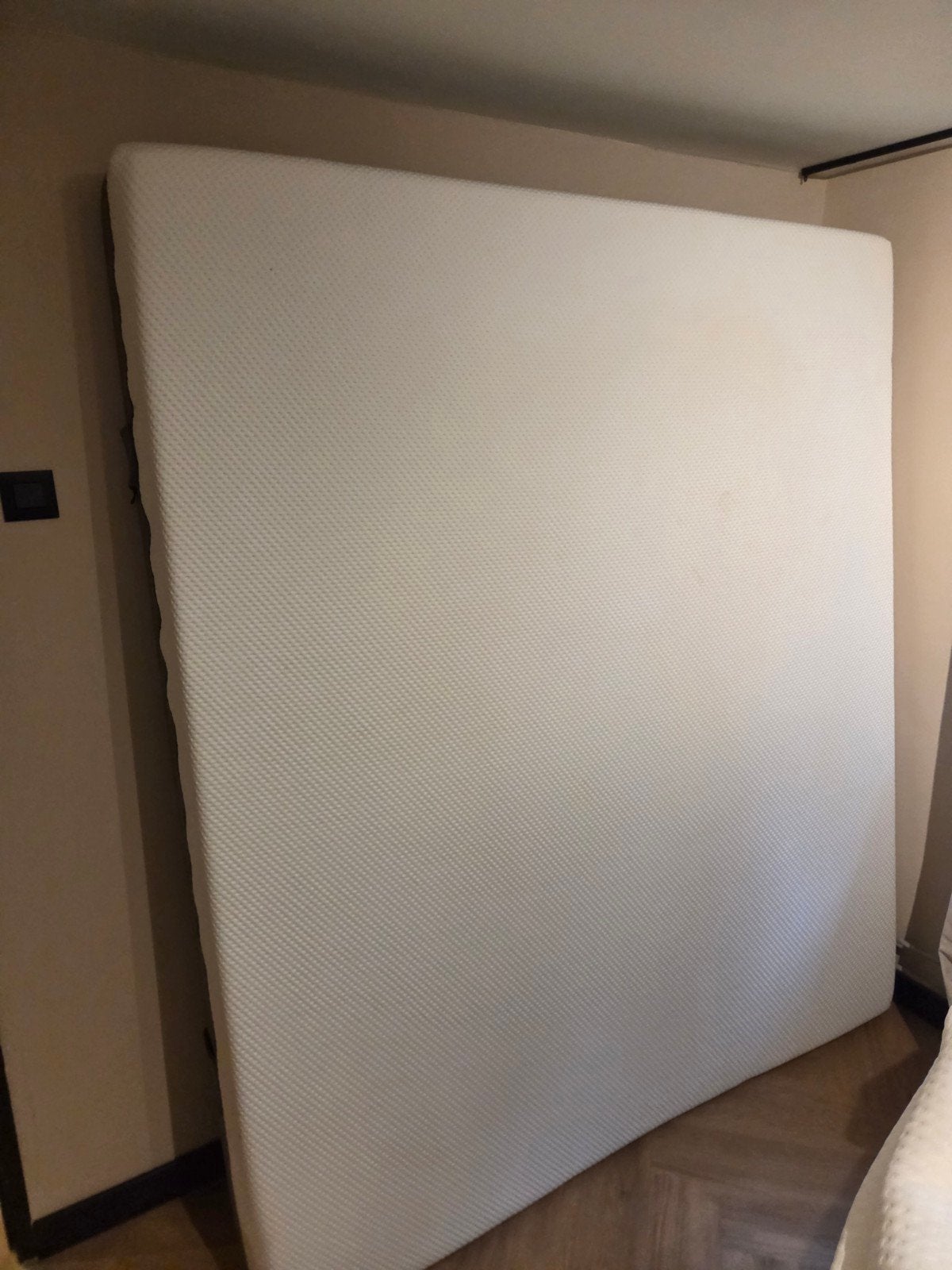Emma matras 180x210 - 4 jaar oud, altijd met topper gebruikt, Ophalen, Gebruikt, 210 cm, Tweepersoons