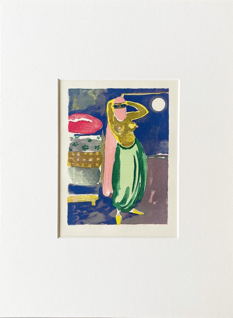 Kees van Dongen 1955 in passe-partout en gratis verzending, Ophalen of Verzenden