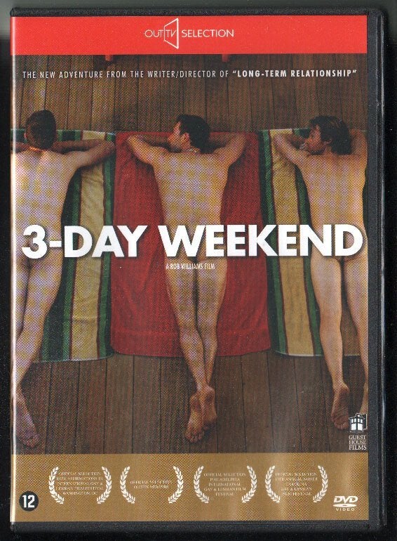 3-Day Weekend. DVD. Gay romance., Cd's en Dvd's, Vanaf 12 jaar, Ophalen of Verzenden, Zo goed als nieuw