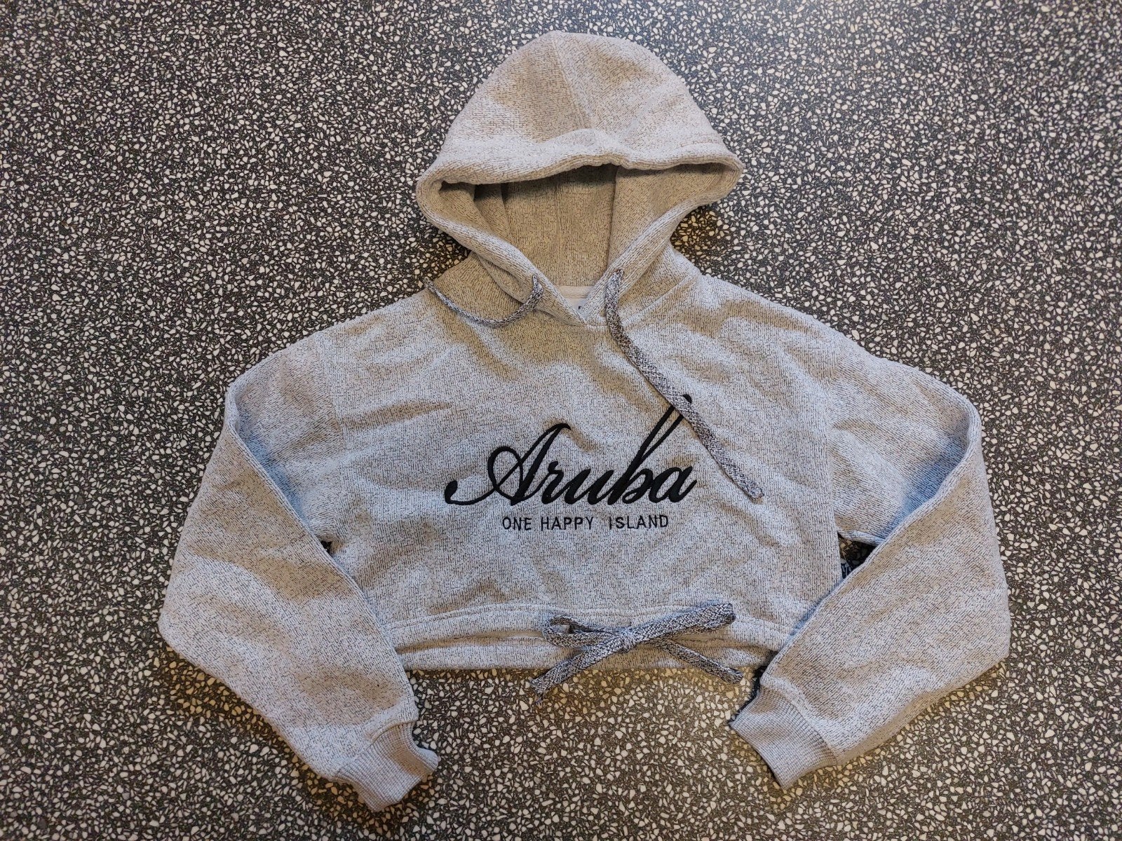 Hoodie Aruba kort, Kleding | Dames, Ophalen of Verzenden, Nieuw, Maat 36 (S), Grijs