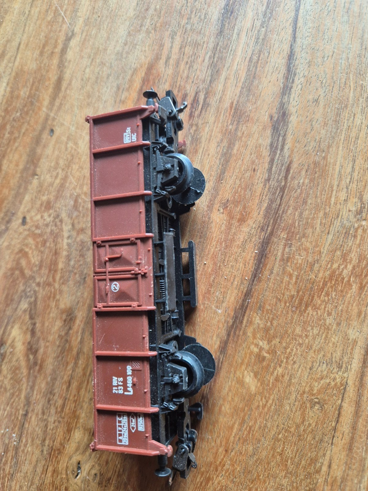 Märklin H0 Goederenwagon - Bruin - Gebruikt, Wisselstroom, Gebruikt, Wagon, Ophalen of Verzenden