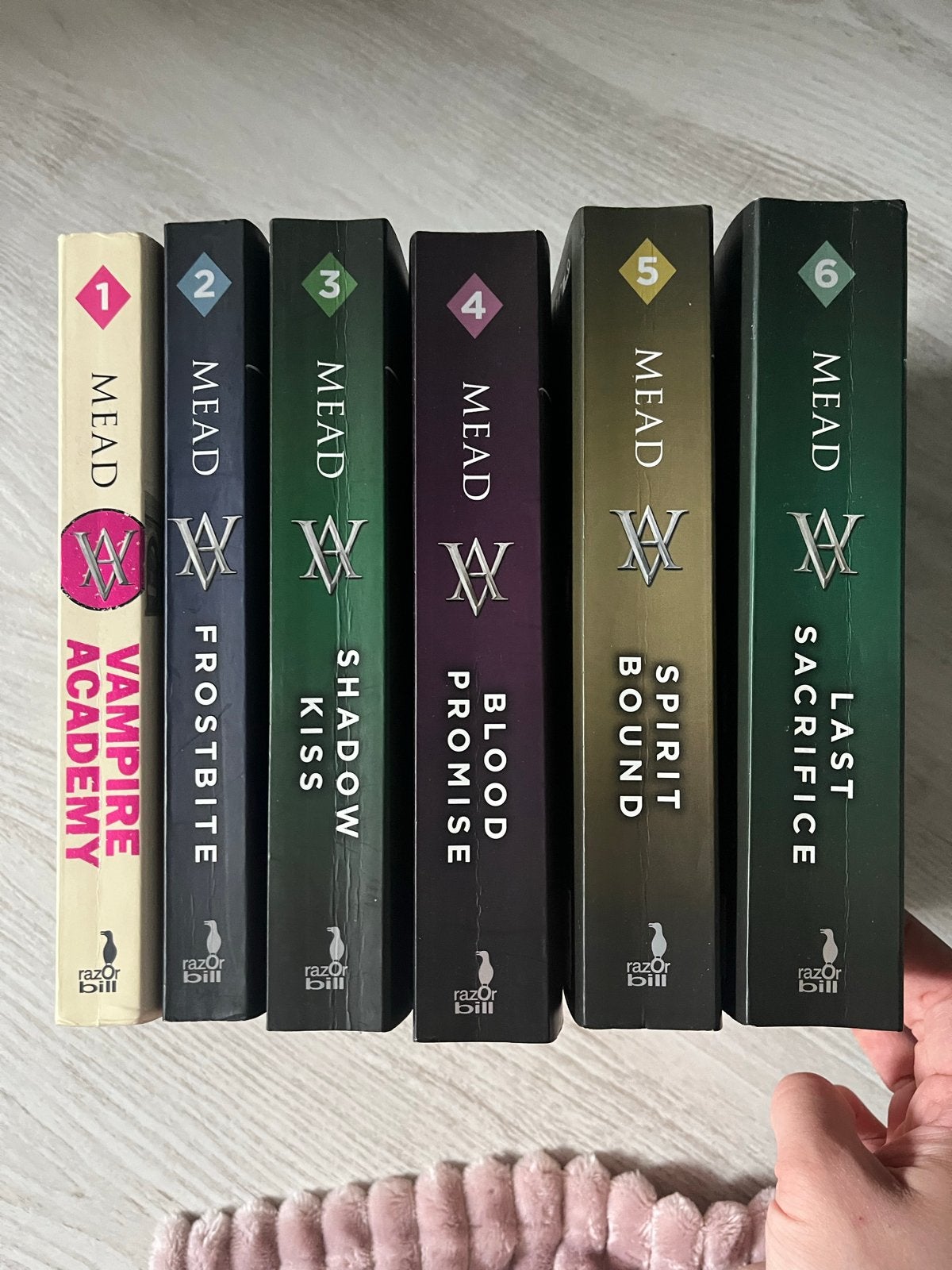 Vampire Academy Boekenreeks - Richelle Mead (6 delen), Ophalen of Verzenden, Zo goed als nieuw