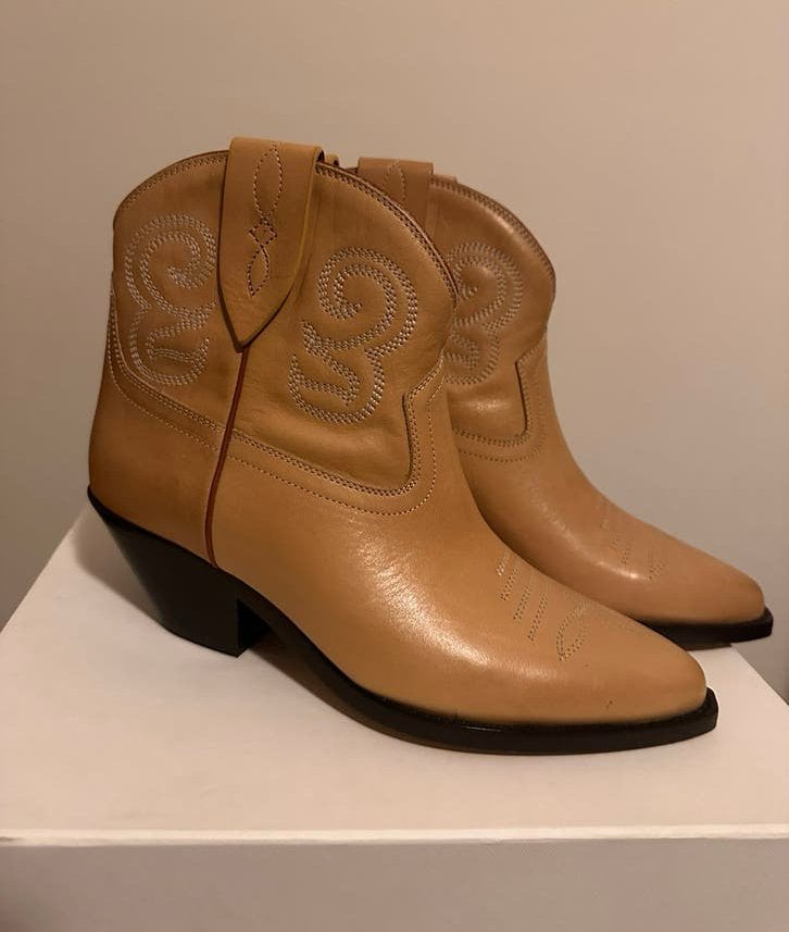 Isabel Marant Cowboy Laarzen Maat 38 Nieuw, Ophalen of Verzenden, Zo goed als nieuw, Zwart