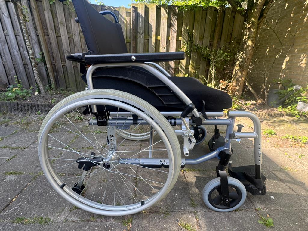 Excel G4 extra brede duwrolstoel, Diversen, Rolstoelen, Ophalen, Inklapbaar, Nieuw, Duwrolstoel