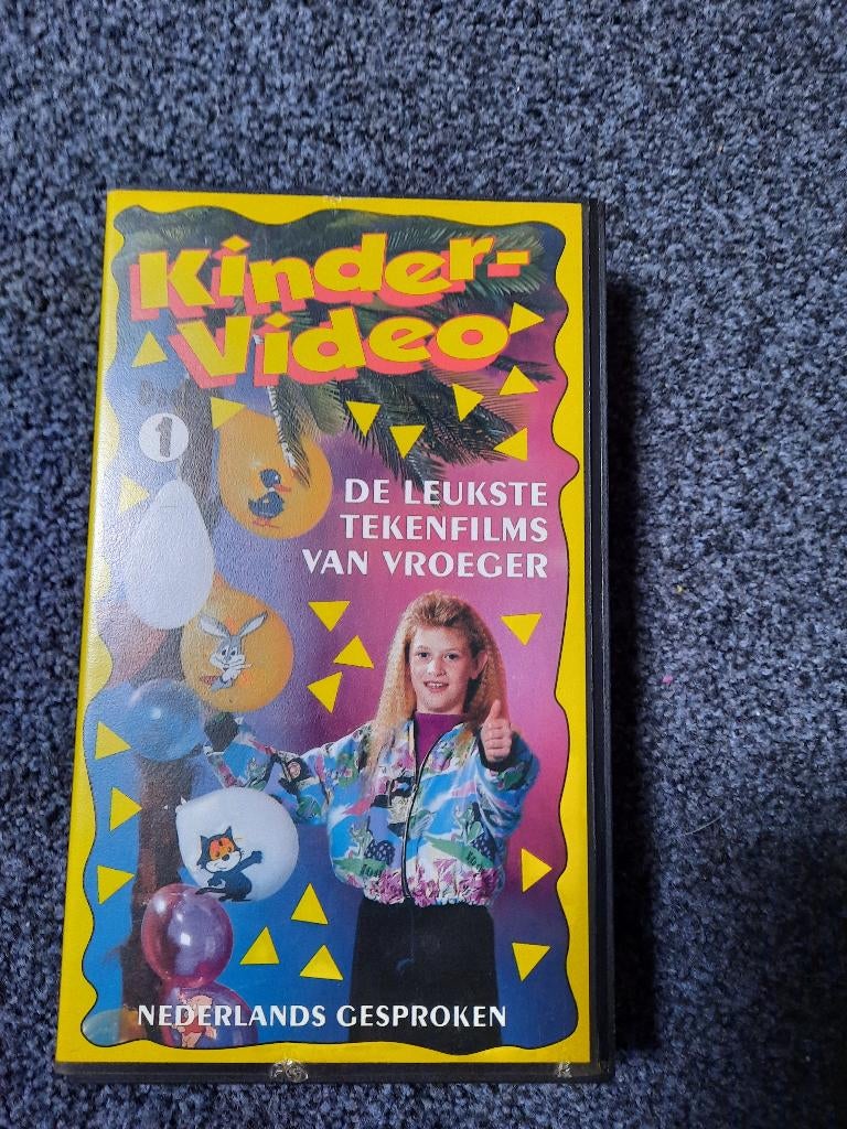 KINDERVIDEO Deel 1! De Leukste Tekenfilms&Series Op VIDEO!, Cd's en Dvd's, VHS | Kinderen en Jeugd, Tekenfilm, Verzenden, Alle leeftijden