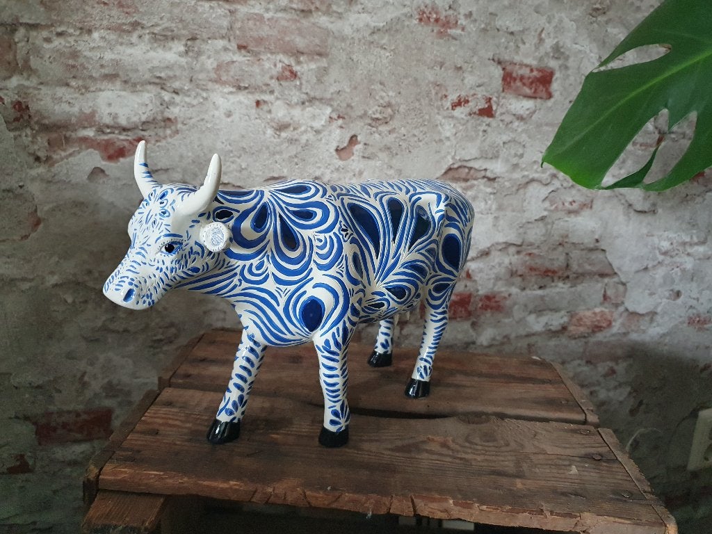 Cow parade. Cow Bella (30 cm)., Ophalen of Verzenden, Zo goed als nieuw, Dier