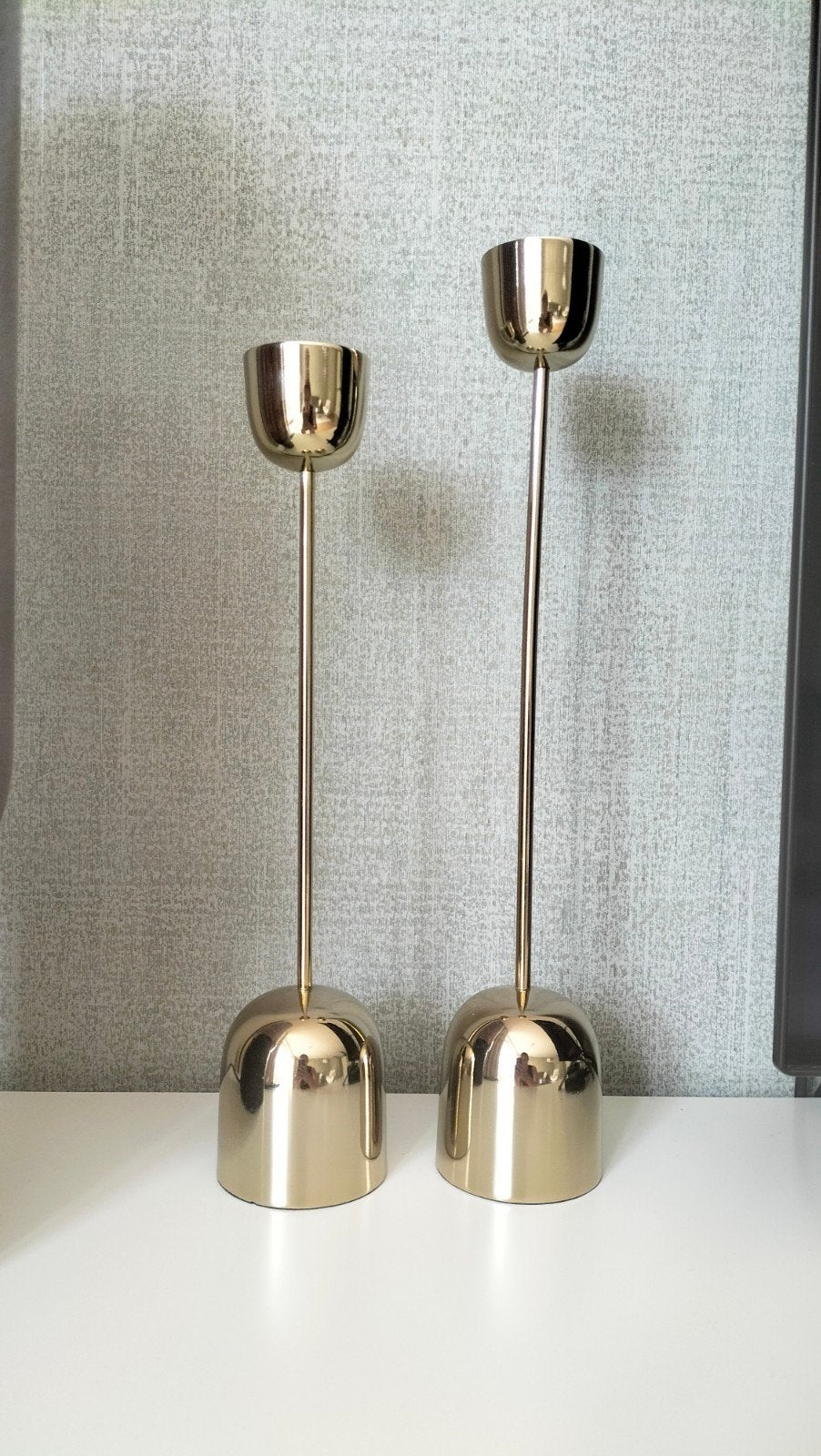 Light & Living gouden kandelaars, Huis en Inrichting, Woonaccessoires | Kandelaars en Kaarsen, Ophalen of Verzenden, Zo goed als nieuw