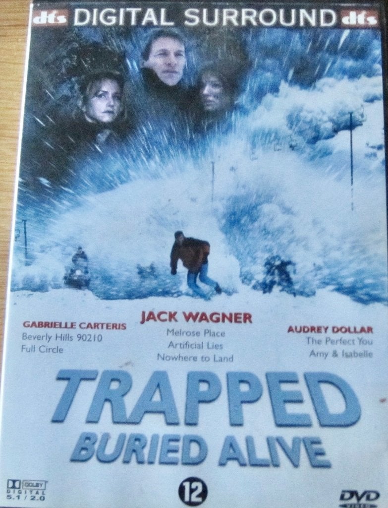 Trapped - buried alive - rampenfilm over lawines uit 2002, Engels, Nederlands, Actie, Ophalen of Verzenden