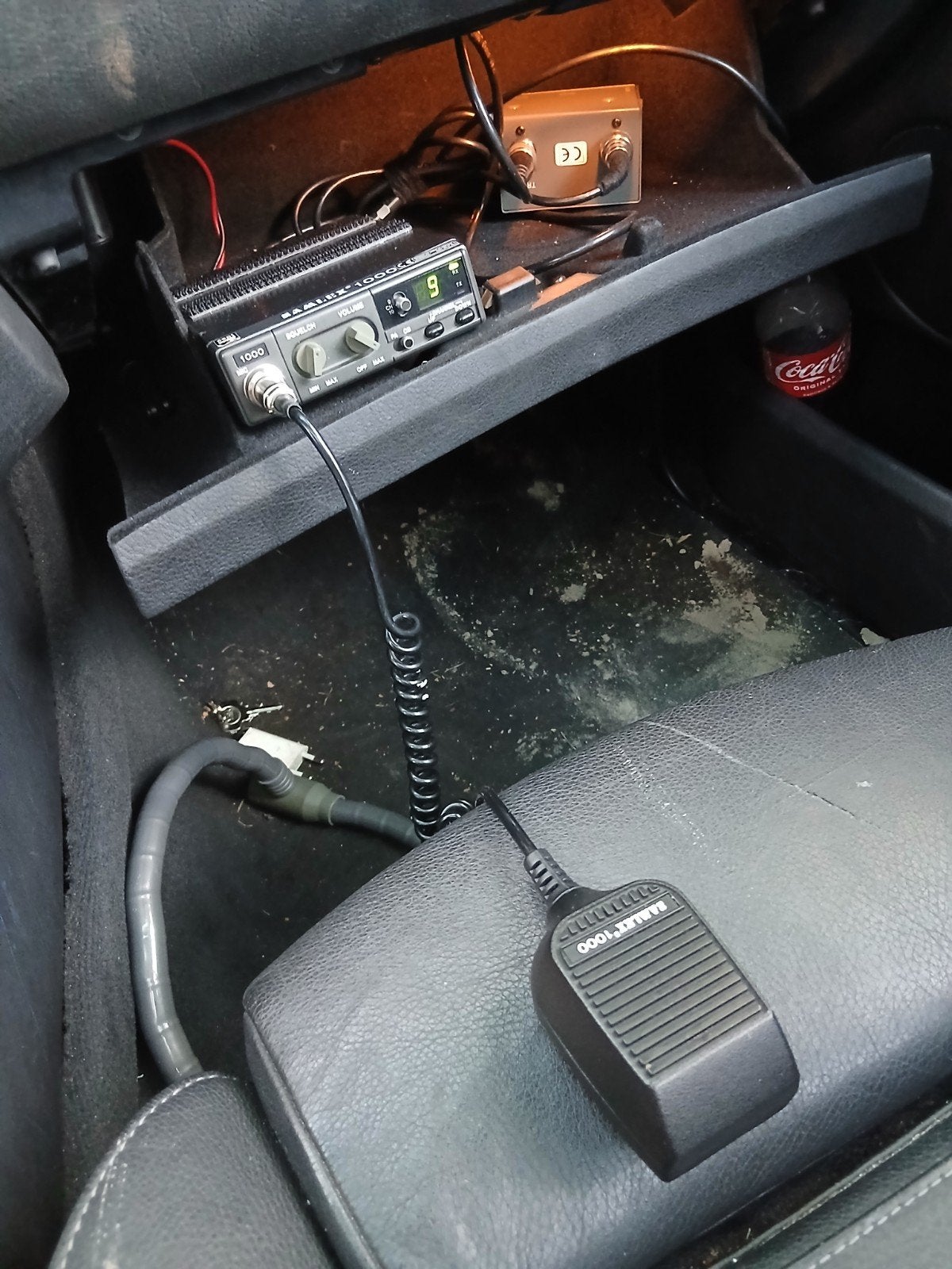 27 MC Bakkie Midland 1000 CB Radio met Microfoon, Ophalen of Verzenden, Gebruikt, Zender en Ontvanger
