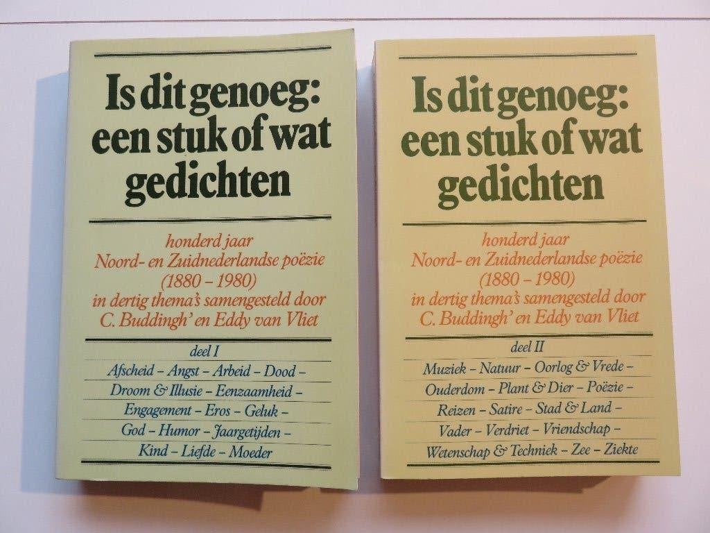 is dit genoeg: een stuk of wat gedichten deel 1 en 2, Ophalen of Verzenden, Zo goed als nieuw, Meerdere auteurs