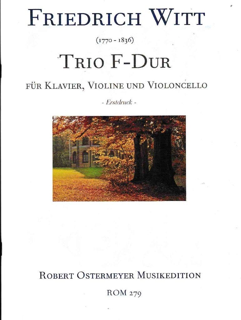 Trio F - Dur Klavier Violine Vioncello ( 4298 ), Klassiek, Ophalen of Verzenden, Zo goed als nieuw, Cello